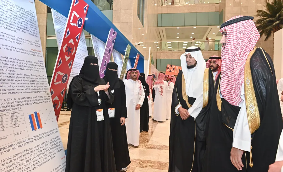 الجامعة تقيم حفل ختام الأنشطة للعام الجامعي 1446هـ وتكرم الطلبة الفائزين في الملتقى الطلابي السابع وهاكاثون كأس العالم 2034 -  حفل ختام الأنشطة للعام الجامعي 1446ه