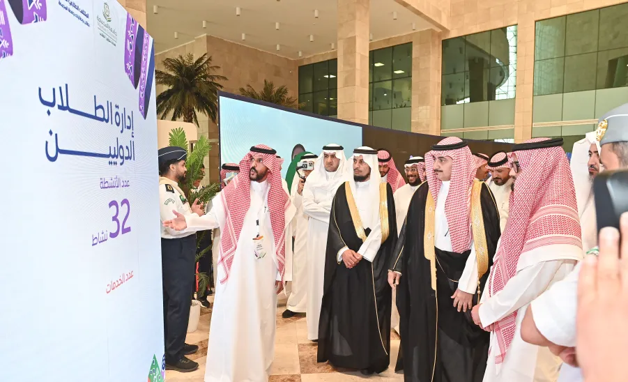 الجامعة تقيم حفل ختام الأنشطة للعام الجامعي 1446هـ وتكرم الطلبة الفائزين في الملتقى الطلابي السابع وهاكاثون كأس العالم 2034 -  حفل ختام الأنشطة للعام الجامعي 1446ه