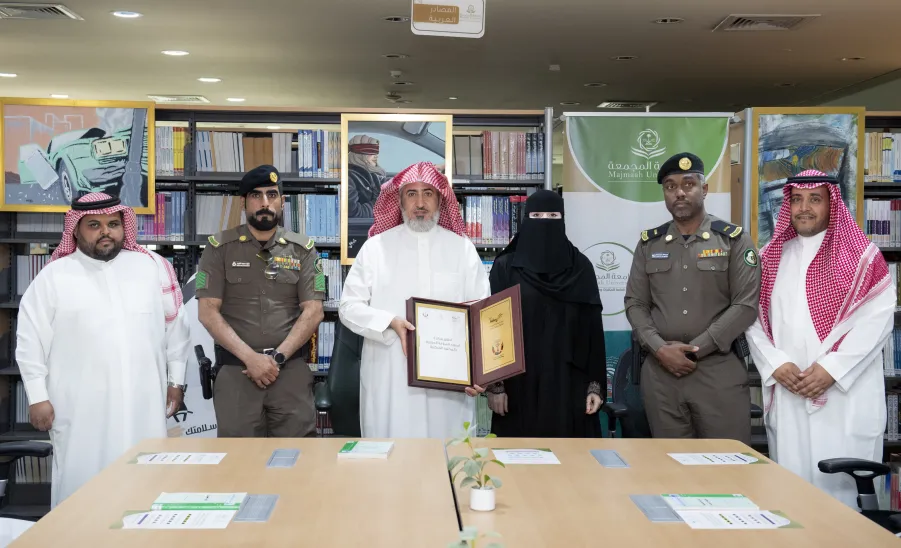 MU VICE-RECTOR LAUNCHES THE TRAFFIC SAFETY WEEK ACTIVITIES AT THE CENTRAL LIBRARY      - وكيل الجامعة للتنمية والاستثمار يطلق فعاليات اسبوع السلامة المرورية بالمكتبة المركزية