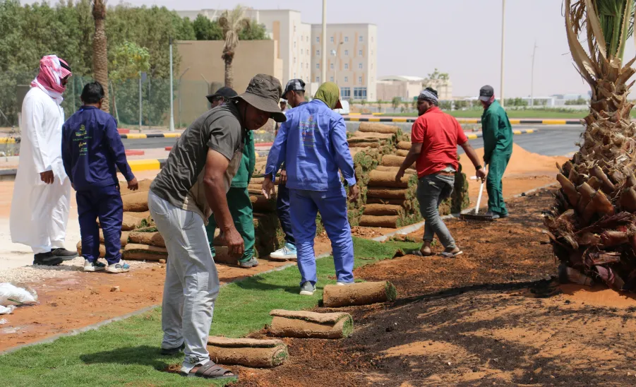 The General Administration of Projects, Operations, and Maintenance undertakes infrastructure development projects  -  صورة