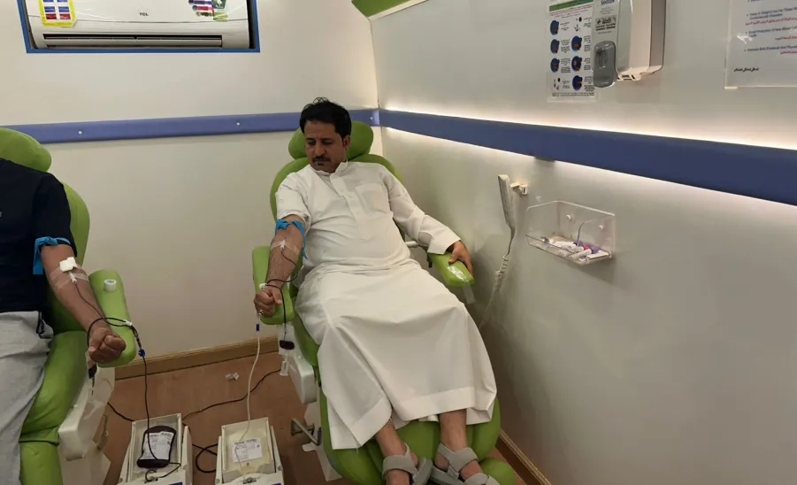 The Social Responsibility Observatory holds a Blood Donation Campaign at Prince Sultan Walkway in Majmaah -  صورة