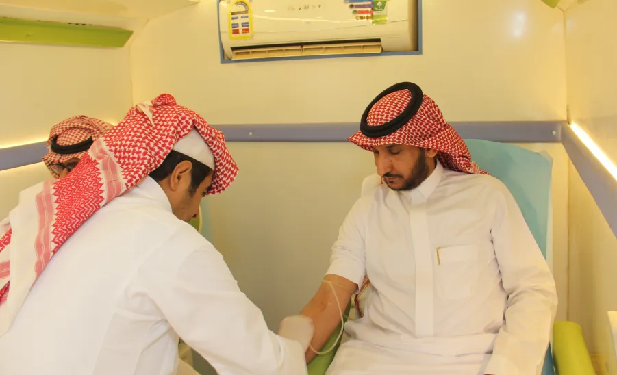 College of Nursing organizes a Blood Donation Campaign - كلية التمريض تنظم حملة للتبرع بالدم