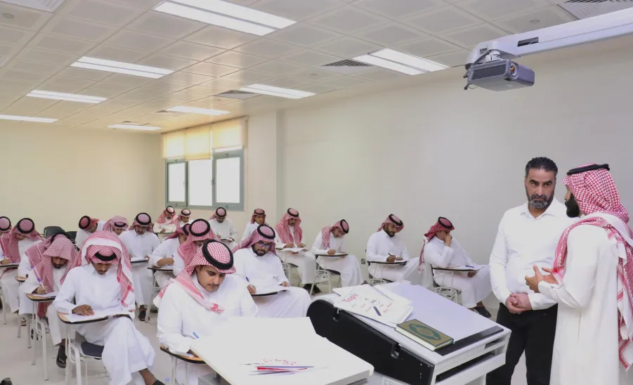 The CEO inspects the progress of final exams for the Second Semester of the Academic Year 1446 AH -  اختبارات 