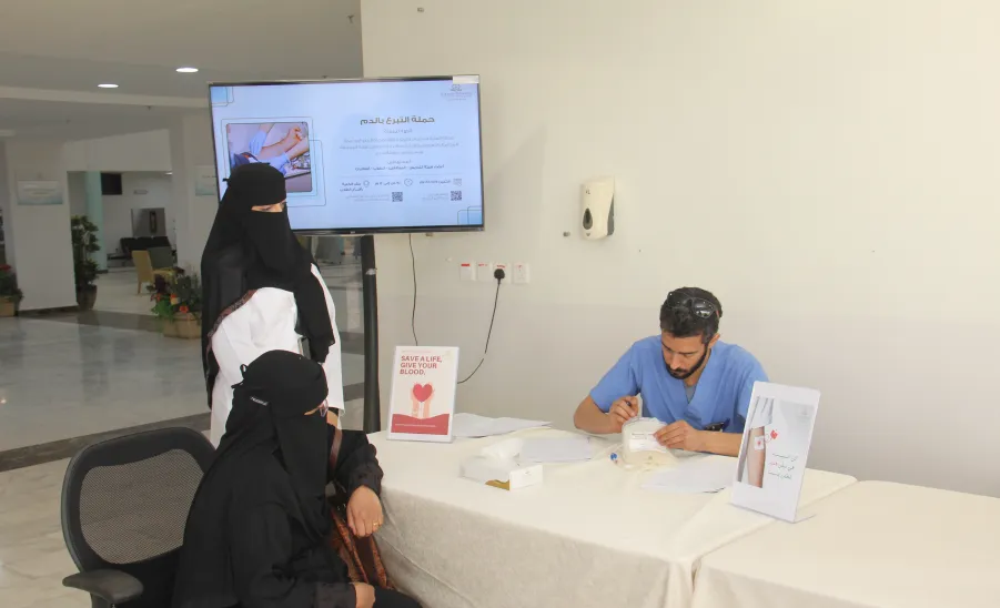 College of Nursing organizes a Blood Donation Campaign - كلية التمريض تنظم حملة للتبرع بالدم