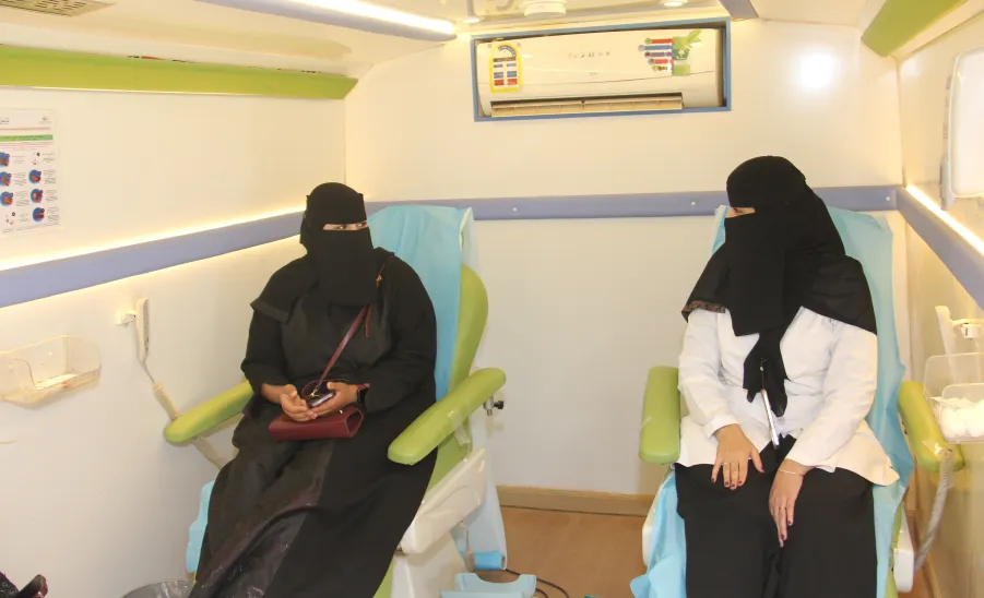 College of Nursing organizes a Blood Donation Campaign - كلية التمريض تنظم حملة للتبرع بالدم
