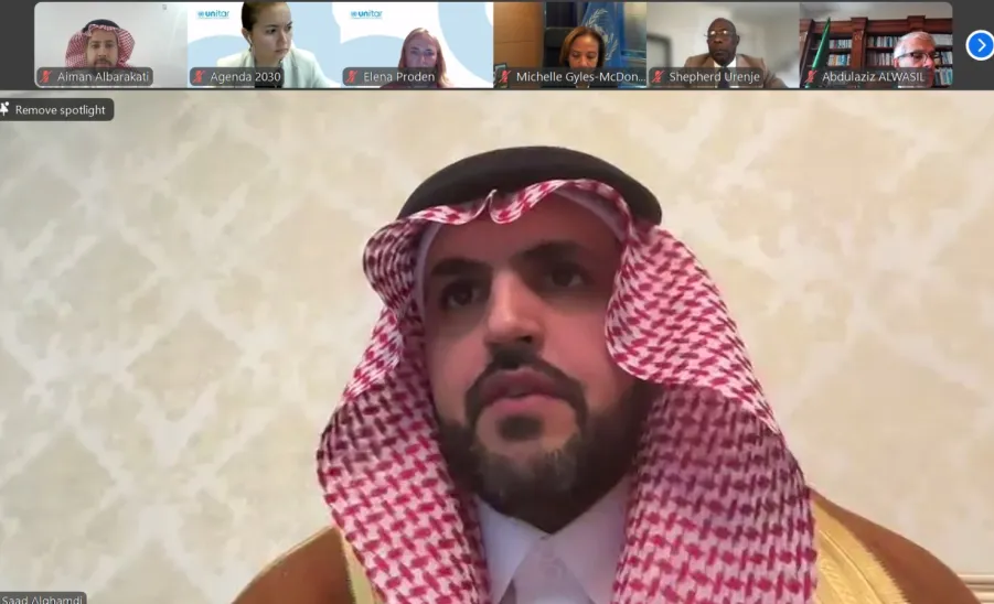 MU REPRESENTS SAUDI ARABIA AT UN HLPF 2025 SIDE EVENT ON SUSTAINABLE HIGHER EDUCATION - المنتدى السياسي - مشارك 3