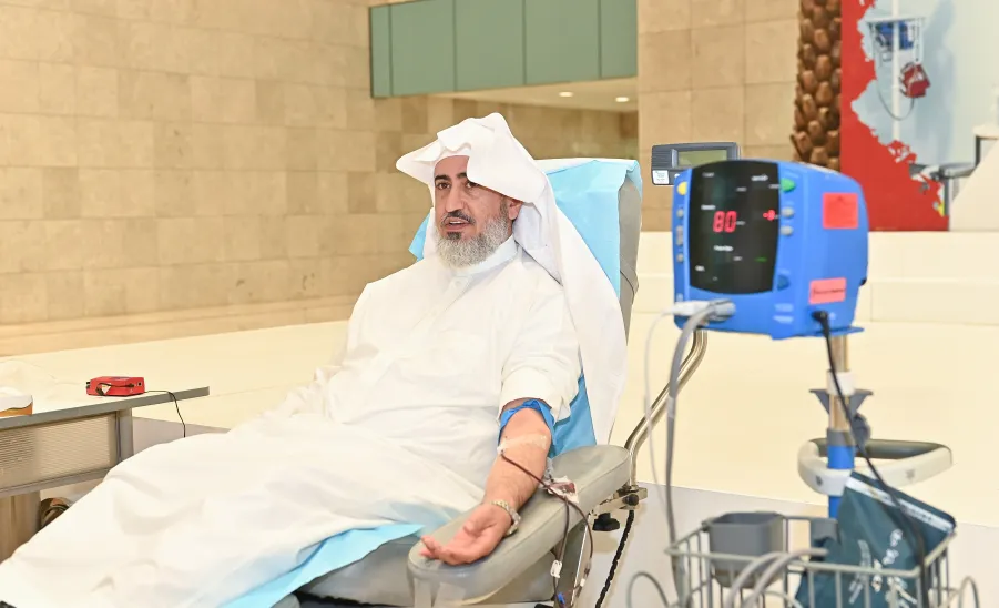 MU ORGANIZES BLOOD DONATION IN RESPONSE TO NATIONAL INITIATIVE  -  مجلس الجامعة 