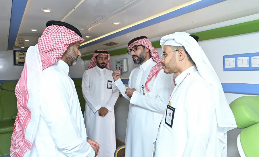 MU ORGANIZES BLOOD DONATION IN RESPONSE TO NATIONAL INITIATIVE  -  جامعة المجمعة