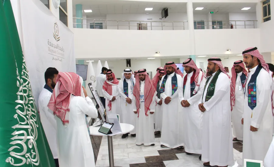 The College of Nursing celebrates the 95th Saudi National Day  - كلية التمريض تحتفي باليوم الوطني الـ95 بشعار "عزّنا بطبعنا"