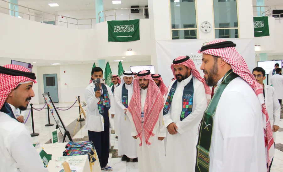 The College of Nursing celebrates the 95th Saudi National Day  - كلية التمريض تحتفي باليوم الوطني الـ95 بشعار "عزّنا بطبعنا"