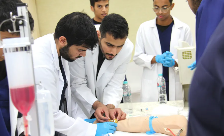 The College of Nursing organizes a workshop on intravenous catheter insertion techniques - كلية التمريض تنظم ورشة عمل عن طرق تركيب القسطرة الوريدية للمرضى