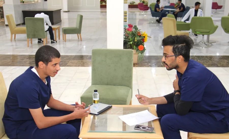 The College of Nursing conducts a Program for Students  -  كلية التمريض تنفّذ برنامج "معًا نحو تميز طلبة التمريض"