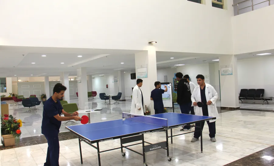 The College of Nursing Marks International Day for Tolerance with Student Competitions -  كلية التمريض تقيم بطولة التسامح للبلايستيشن وتنس الطاولة
