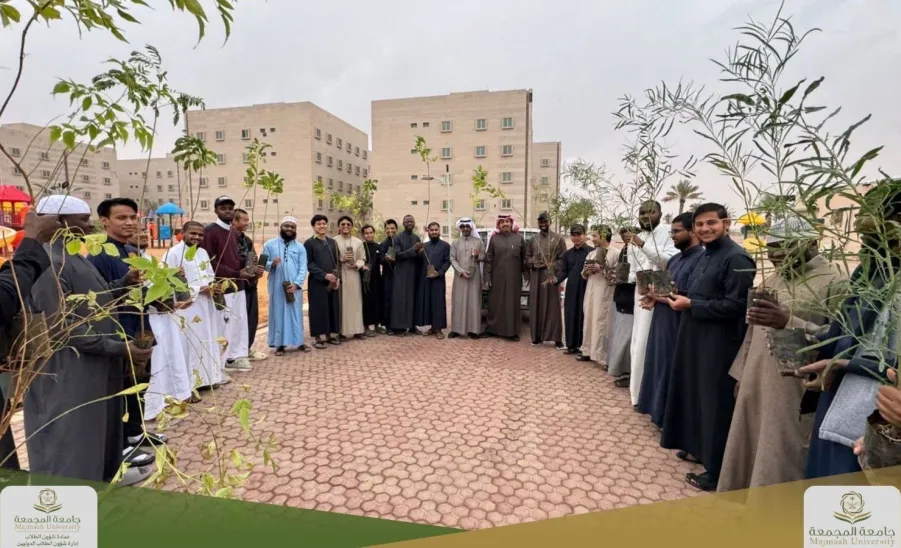 The International Students carry Out a Green Tree-Planting Initiative on International Volunteer Day - 2