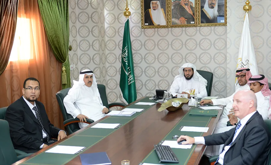 The Vice Rector Views a Presentation on Construction Projects Management E-system  - 