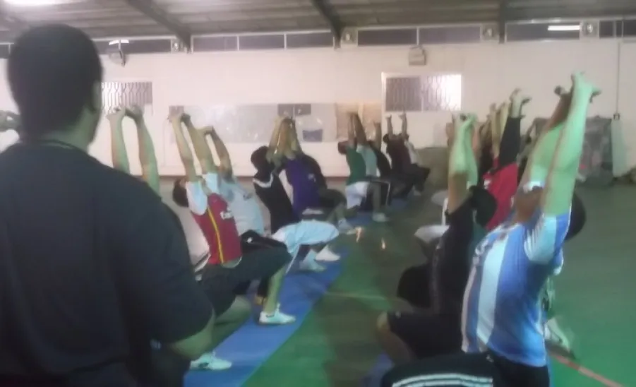 More Than Eighty Students at Deanship of Students Affairs' Gym -  