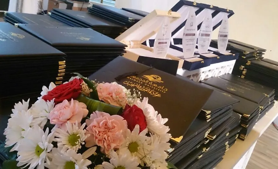 Graduation of the Fifth Batch of Female Students at the Faculty of Education in Majmaah - 