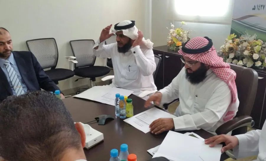 اللقاء الأول لبرنامج التوأمة بين كليتي العلوم والدراسات الإنسانية بالغاط وكليه التربيه بالزلفي  - 