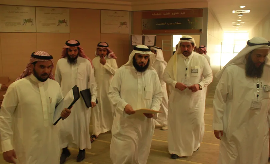 The working Team at the Vice Presidency for Academic Affairs  Visits the College of Applied Medical Sciences - 