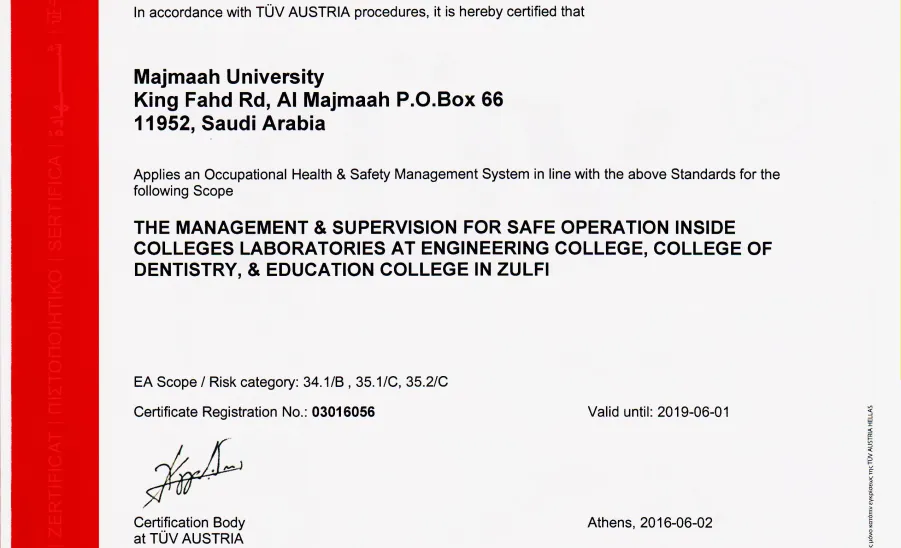 OHSAS CERTIFICATE - 