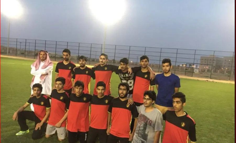 وصول فريق كرة القدم بكلية التربية بالمجمعة للدور النهائي  لبطولة معالي مدير الجامعة لكرة القدم للعام 1437 - 1438هـ - 