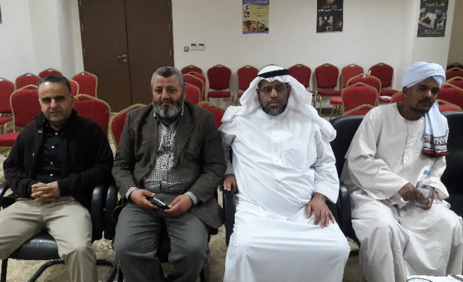 مشاركة الكلية في دورة إعداد تقرير الدراسة الذاتية -  