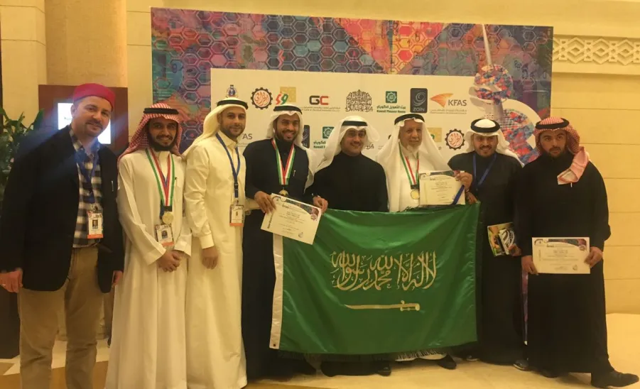 الجامعة تحصل على الميدالية الذهبية مع مرتبة الشرف الأولى على مستوى اختراعات الشرق الأوسط ، والمركز الأول لمكتب براءات الاختراع الخليجي - 