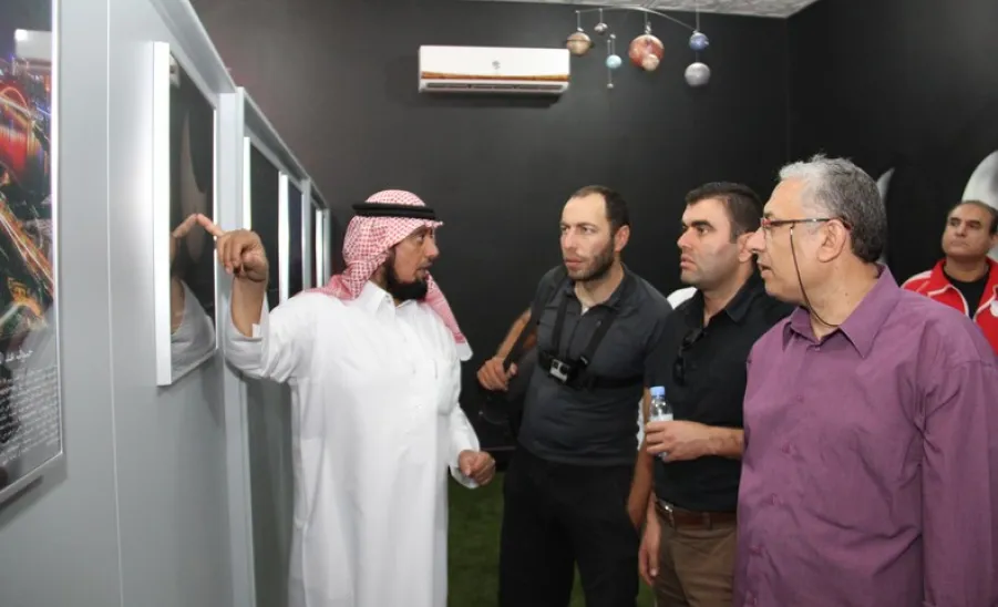 المرصد الفلكي بحوطة سدير يستقبل الرحال التركي المسلم (جوركان جينك ) والوفد المرافق له من السفارة التركية -  