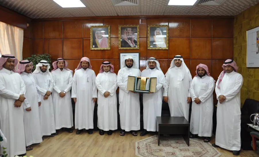 سعادة وكيل الجامعة يستقبل قيادات كلية التربية بالمجمعة -  