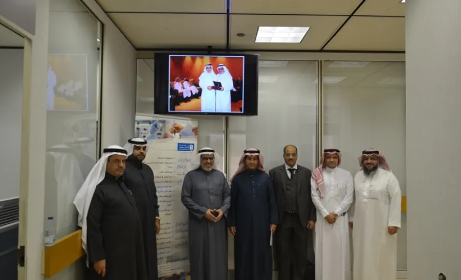 عميد البحث العلمي يترأس وفداً لزيارة عمادة البحث العلمي بجامعة الملك سعود - 