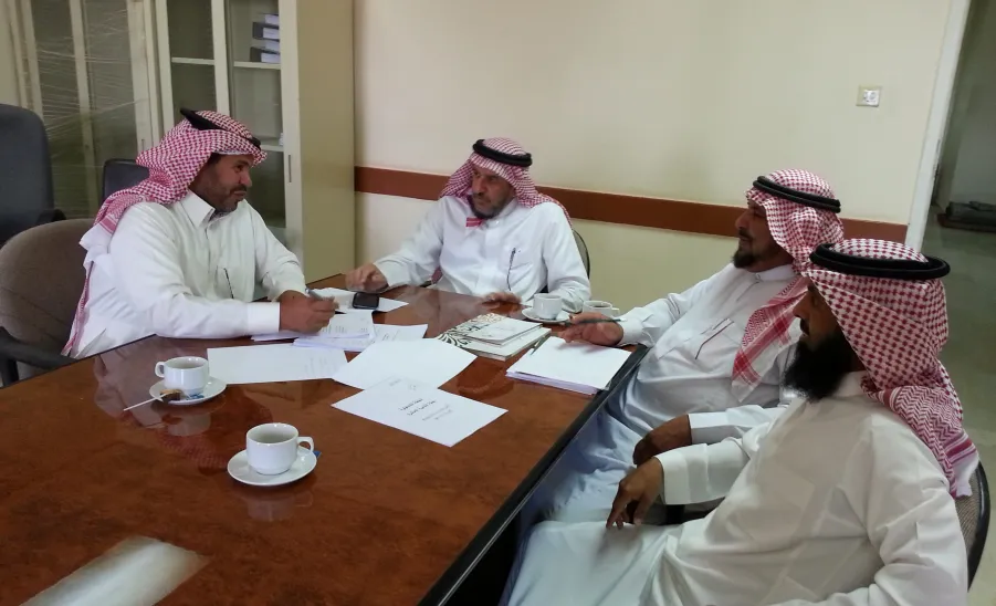 ممثلو الإدارة العامة للتخطيط والتطوير الإداري بالجامعة في زيارة إلى وزارة الاقتصاد والتخطيط -  