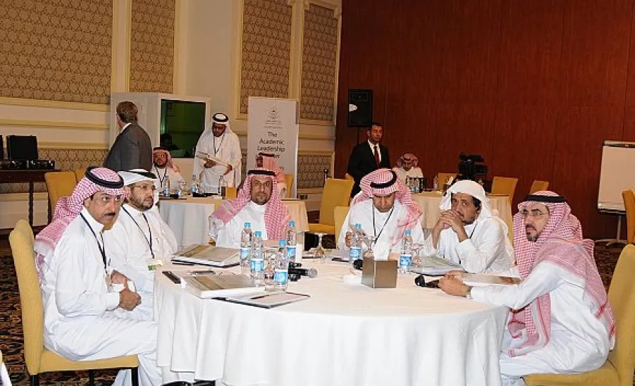 معالي مدير الجامعة يشارك في ورشة عمل خاصة بمديري الجامعات السعودية -  