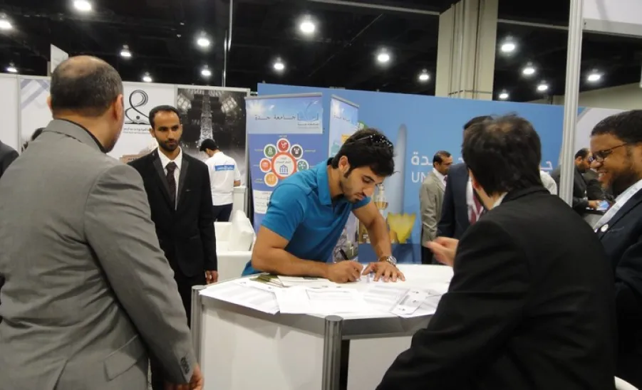 الجامعة تختتم مشاركتها في فعاليات يوم المهنة بواشنطن - 