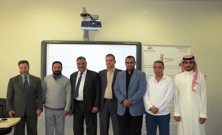 ورشة عمل لآلية تطبيق استبانة تقويم أداء العمادات المساندة بعمادة الجودة -  