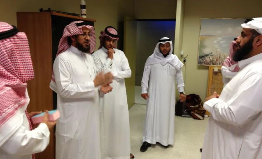 وفد عمادة شؤون الطلاب يزور إدارة التغذية بجامعة الإمام محمد بن سعود الإسلامية -  