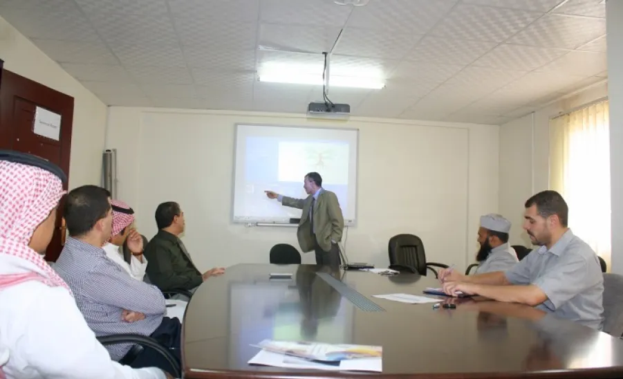 محاضرةٌ علميةٌ بكلية الهندسة بعنوان :تأثير التغيرات المناخية على مصادر المياه في المملكة العربية السعودية و طرق التكيف معها - 