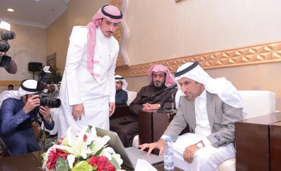 معالي مدير الجامعة يدشن نظام إدارة المشاريع البحثية ويفتتح التقديم في الدورة السابعة  - 