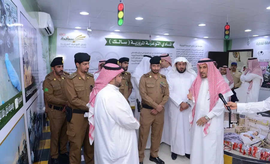 معالي مدير الجامعة يفتتح نادي التوعية المرورية "سالك" ويدشن مبادرة "جامعة بلا حوادث" - 