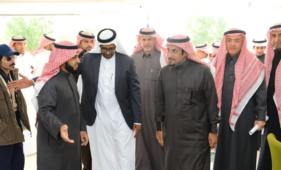 معالي مدير الجامعة يفتتح مبنى كلية علوم الحاسب والمعلومات -  