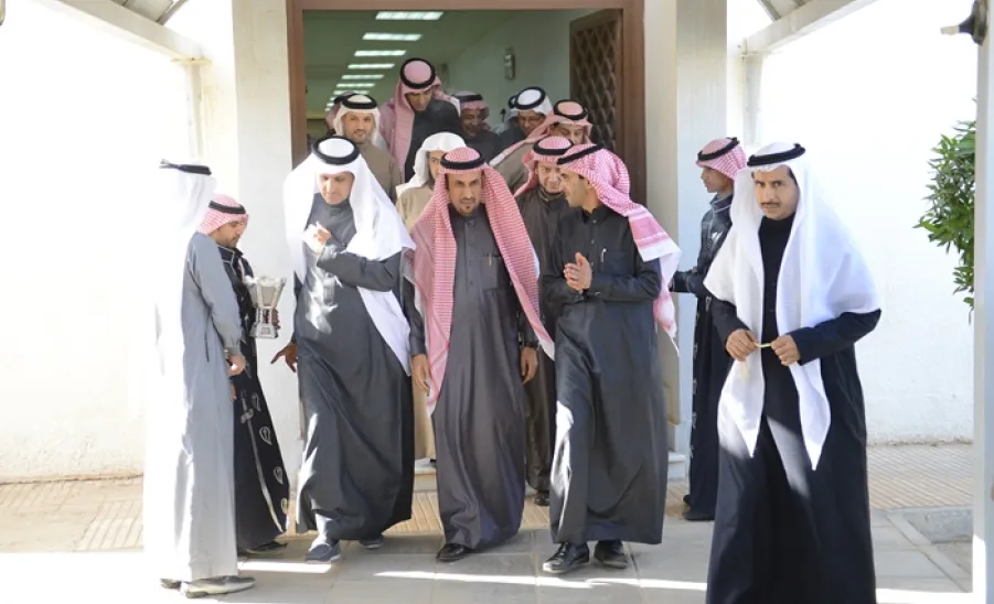 معالي مدير الجامعة يقومُ بزيارةٍ تفقُديَّةٍ لمبنى الشؤون الإدارية والمالية للاطلاع على سير العمل - 