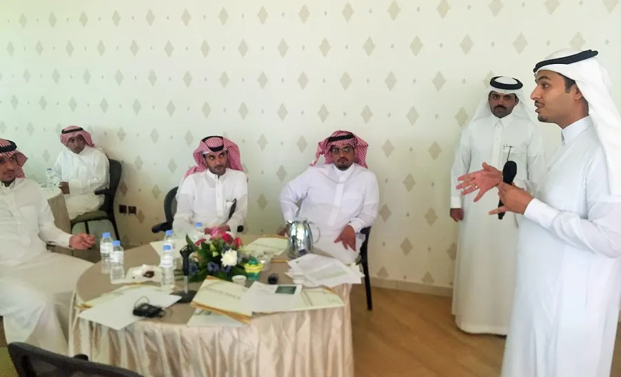 كلية إدارة الأعمال تقيم ورشة عمل بعنوان " أسس وأساليب لائحة إدارة الأداء الوظيفي الجديدة" -  