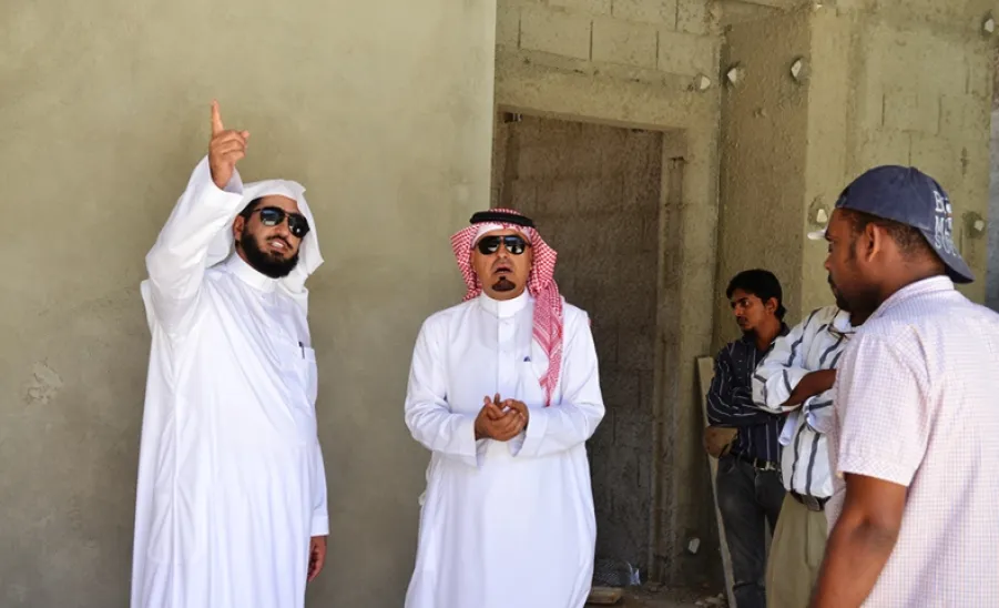 وكيل الجامعة يتفقد مباني المشروعات العاجلة في محافظة الغاط - 
