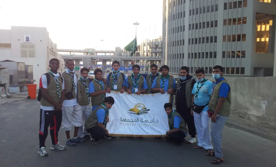 the university' students volunteer for participation in Hajj season this year -  