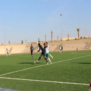 أبطال الجامعة لكرة القدم  يتغلبون على وصيف دوري الجامعات للعام الماضي