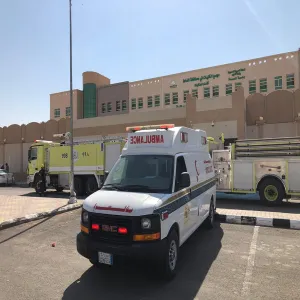 مشاركة الطاقم الطبي بالخدمات الطبية في فرضية  الاخلاء في كلية العلوم والدراسات الإنسانية بمحافظة الغاط