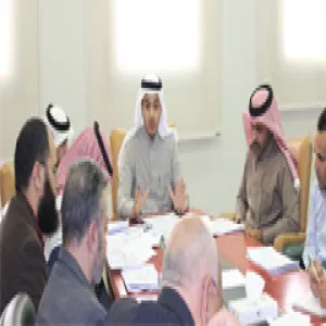 اجتماع عميد الكلية مع وكلاء الكلية ورؤساء الوحدات التابعة