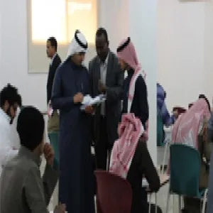 عميد الكلية في زيارة تفقدية لمتابعة سير العمل بمقر الكلية بمحافظة الزلفي