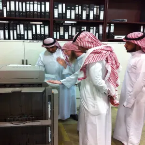 تدريب عدد من منسوبي الجامعة على الاستخدام الأمثل للطابعات متعددة المهام