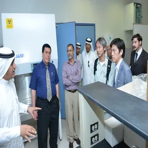 إدارة البيئة الجامعية والصحة المهنية بوكالة الجامعة تناقش اجراءات مشروع التحكم بجودة الهواء الداخلي في المختبرات مع كلية العلوم بالزلفي
