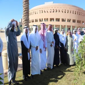 معالي مدير الجامعة يرعى انطلاق فعاليات أسبوع الشجرة 39